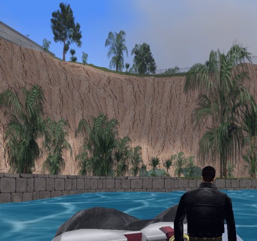 RealGTA3 palmy, voda, skly a no-limit boat mod